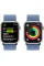 Apple Watch Series 9 GPS 41mm Silver Aluminum Case with Winter Blue Sport Loop